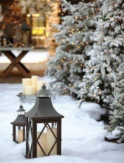 Зимний пейзаж - оригинал