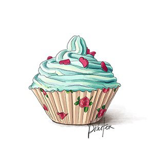 Пироженка - cake, sweet, cute - оригинал