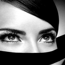 Схема вышивки «глаза»