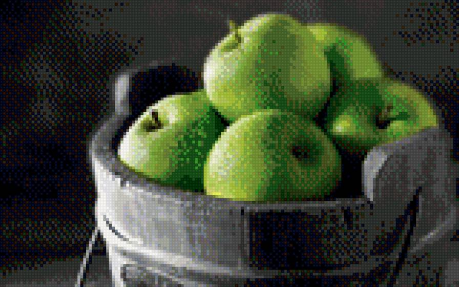 яблоки - яблоки, зеленый - предпросмотр