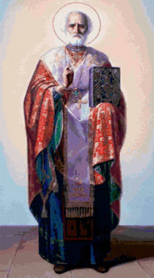 Икона Святого Николая Чудотворца - предпросмотр