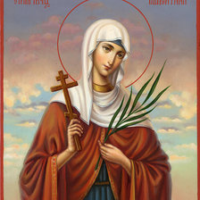 Икона Святой Валентины ( Алевтины )