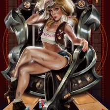 Схема вышивки «мастерица»