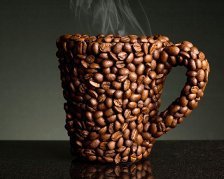 Схема вышивки «чашка ароматного кофе»