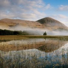 Схема вышивки «Горы»