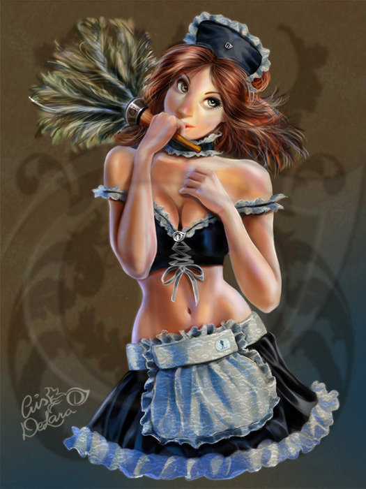 горничная - девушки - оригинал