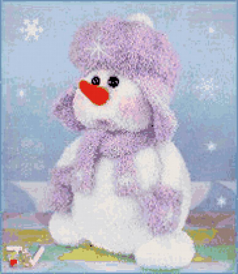 снеговик - снеговик - предпросмотр