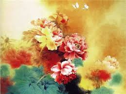 №828034 - цветы, живопись, китай - оригинал