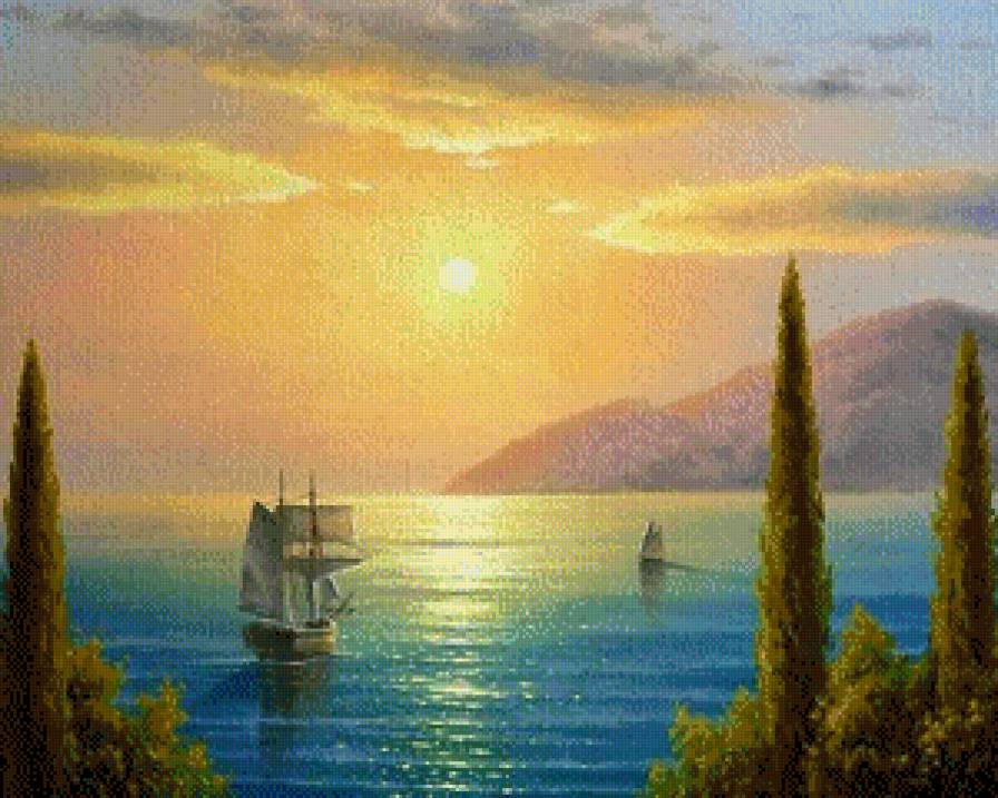 Крым - море, пейзаж - предпросмотр