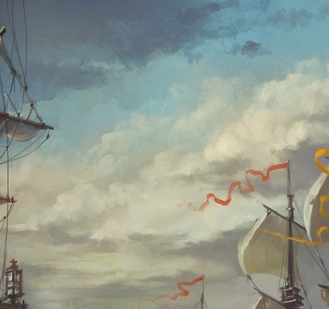 Морской бой (2 из 6) - корабли, бой, море - оригинал