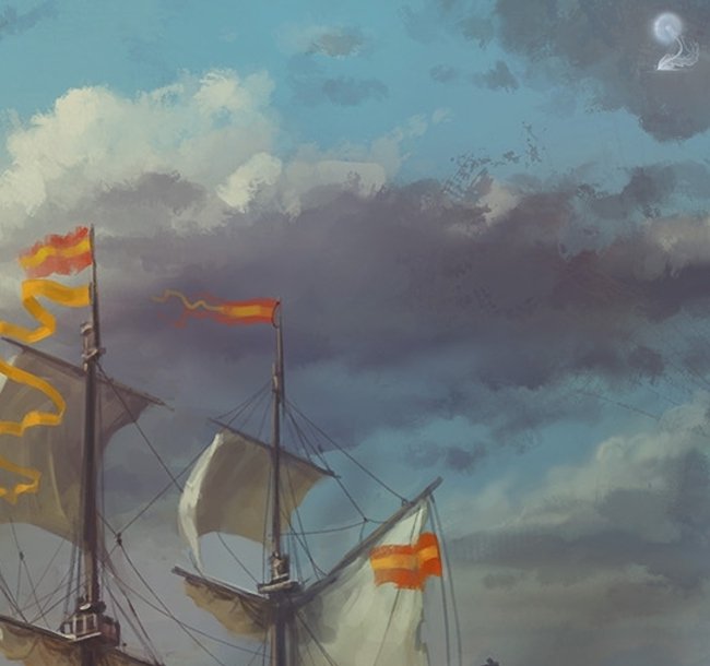 Морской бой (3 из 6) - корабли, море, бой - оригинал