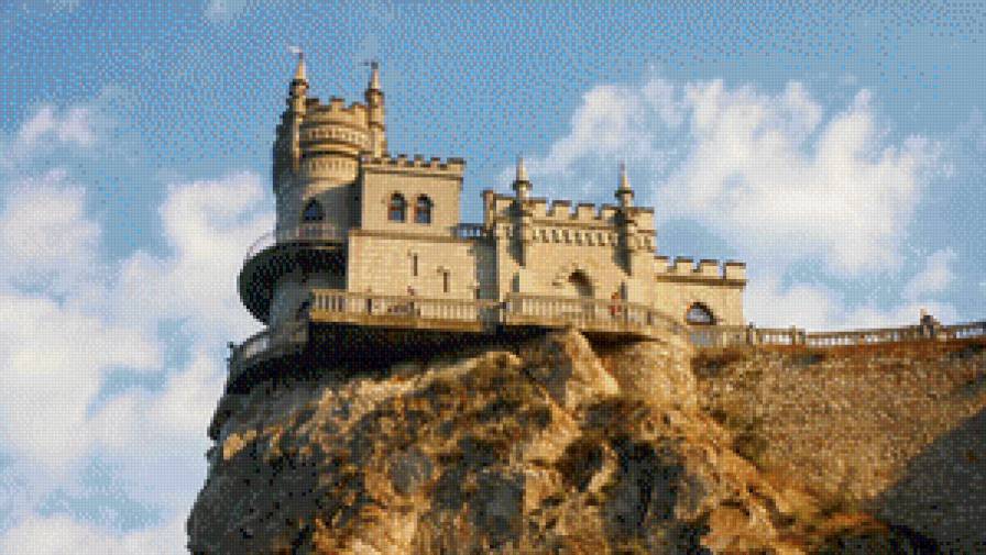 Крым - замок.горы - предпросмотр