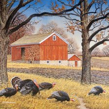 Схема вышивки «ферма»