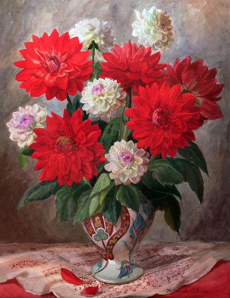 георгины - оригинал