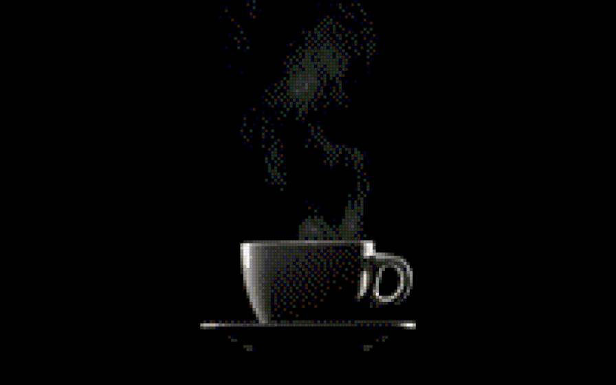 чашка - на черном, чай, на кухню, кофе - предпросмотр