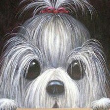 Схема вышивки «Piesek»