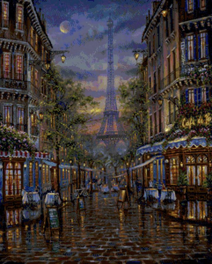 Эйфелева башня - париж - предпросмотр