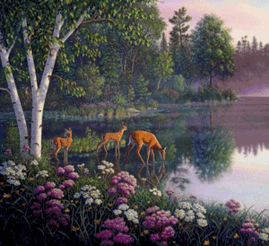 Природа - пейзаж, природа, животные - предпросмотр