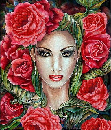 Девушка - розы, цветы, девушка, люди - оригинал