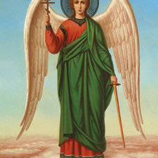 Оригинал схемы вышивки «Ангел-хранитель» (№830515)