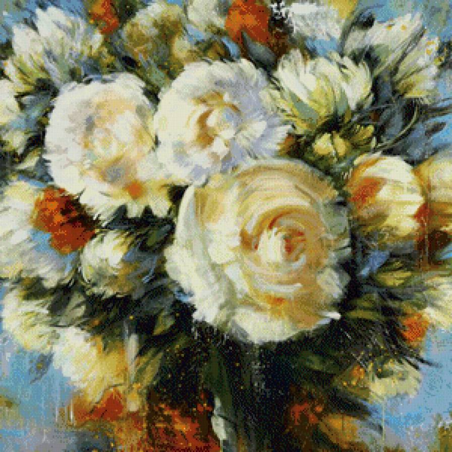 картина - букет, красота, цветы - предпросмотр