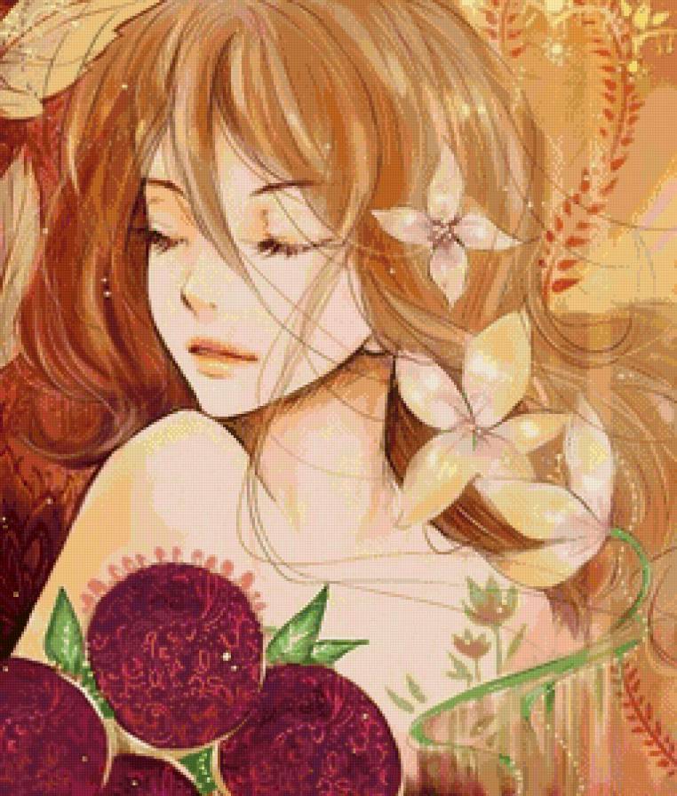 девушка осень - девушка - предпросмотр