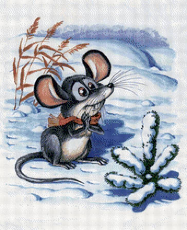мышка - детская, детское, мышки, мышонок, зима, детям - предпросмотр