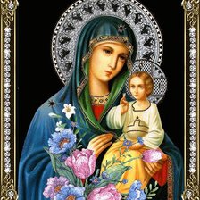 Схема вышивки «икона»