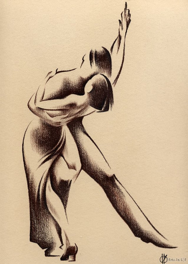 Изображение, демонстрирующее красоту и грацию танца фигуры человека