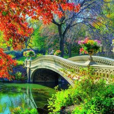 Схема вышивки «яркая осень»