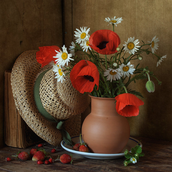 натюрморт с маками - оригинал