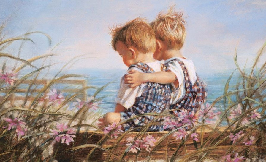 малыши - дети природа - оригинал