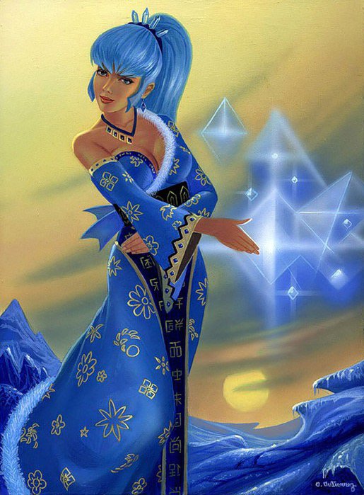 волшебница - девушка - оригинал