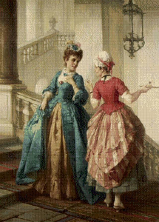 Леди и горничная - костюмы, эпоха, девушки - предпросмотр