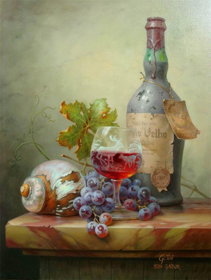 натюрморт - картина, натюрморт - оригинал