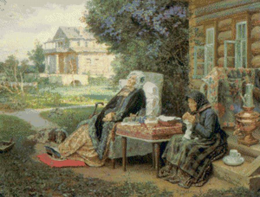 Полудрема - люди, животные., природа - предпросмотр