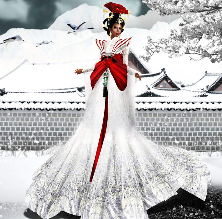 снежная - девушка - оригинал