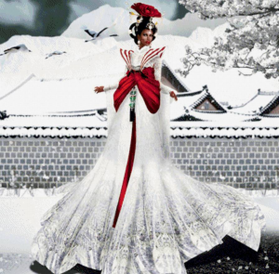 снежная - девушка - предпросмотр