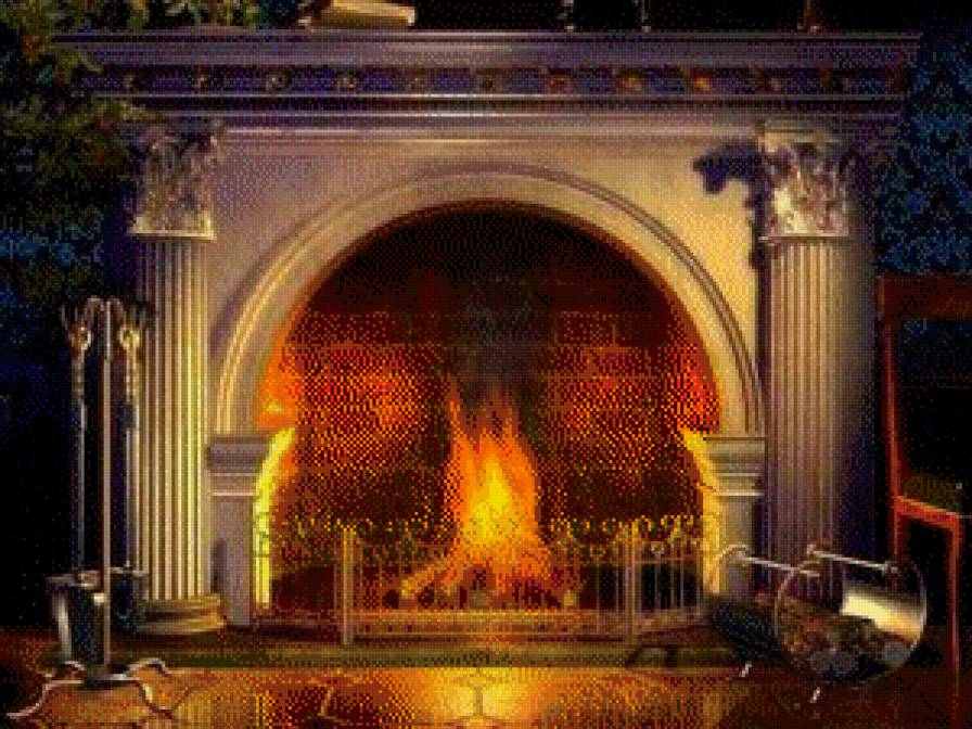 Камин - предпросмотр