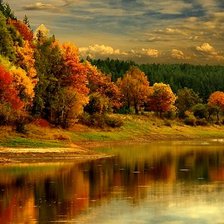 Схема вышивки «осень»