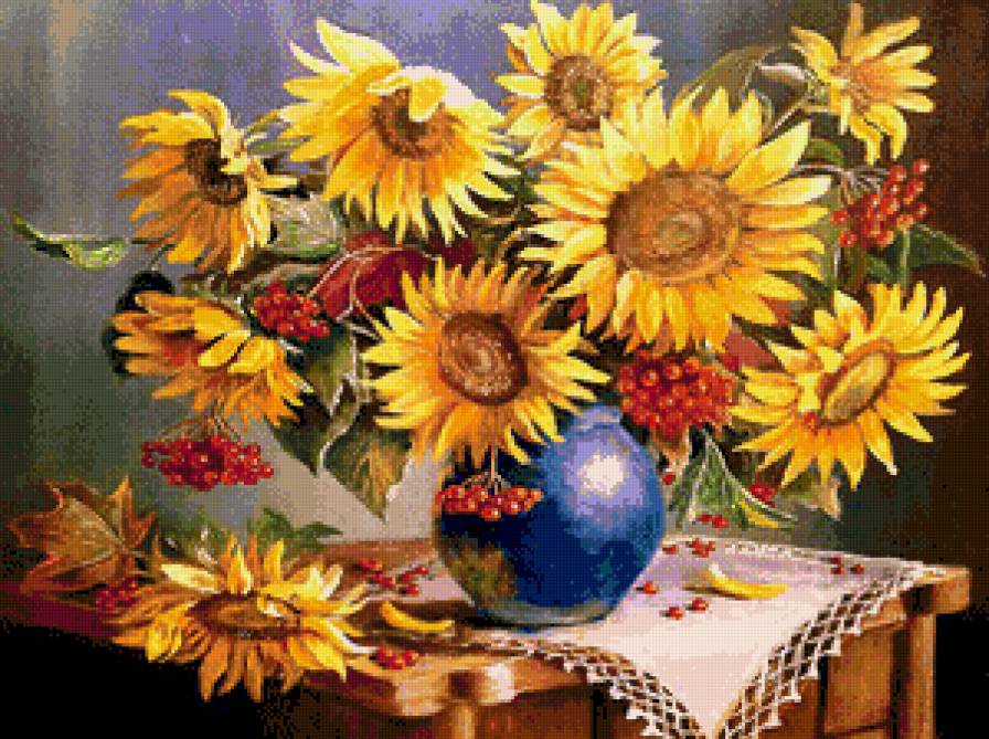 подсолнухи - предпросмотр