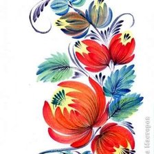 Схема вышивки «кветки»