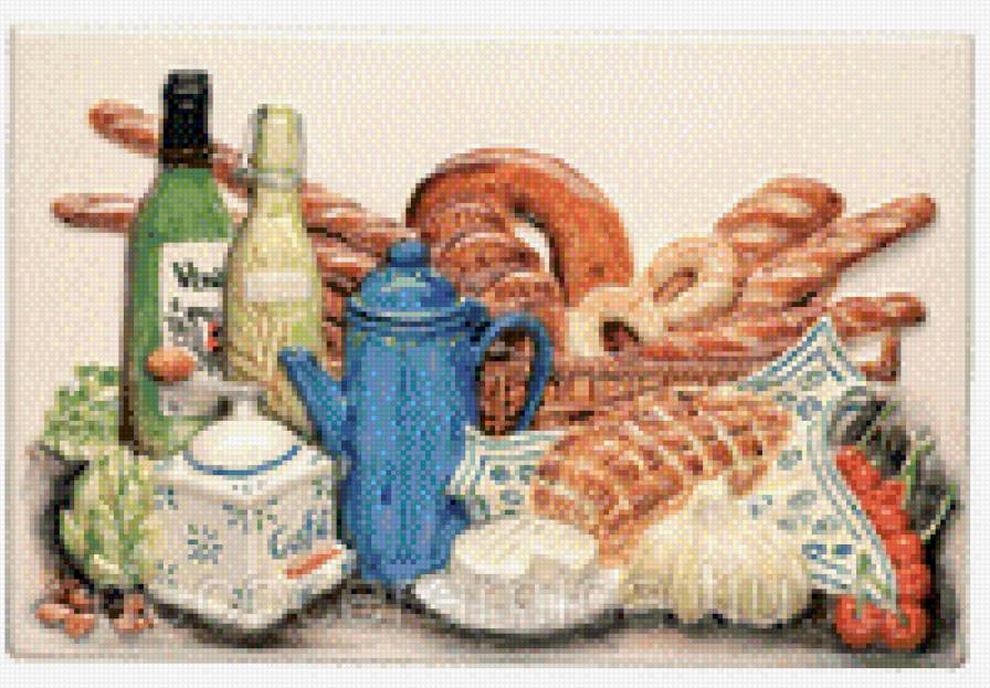 натюрморт хлеб - сюжет кухня - предпросмотр