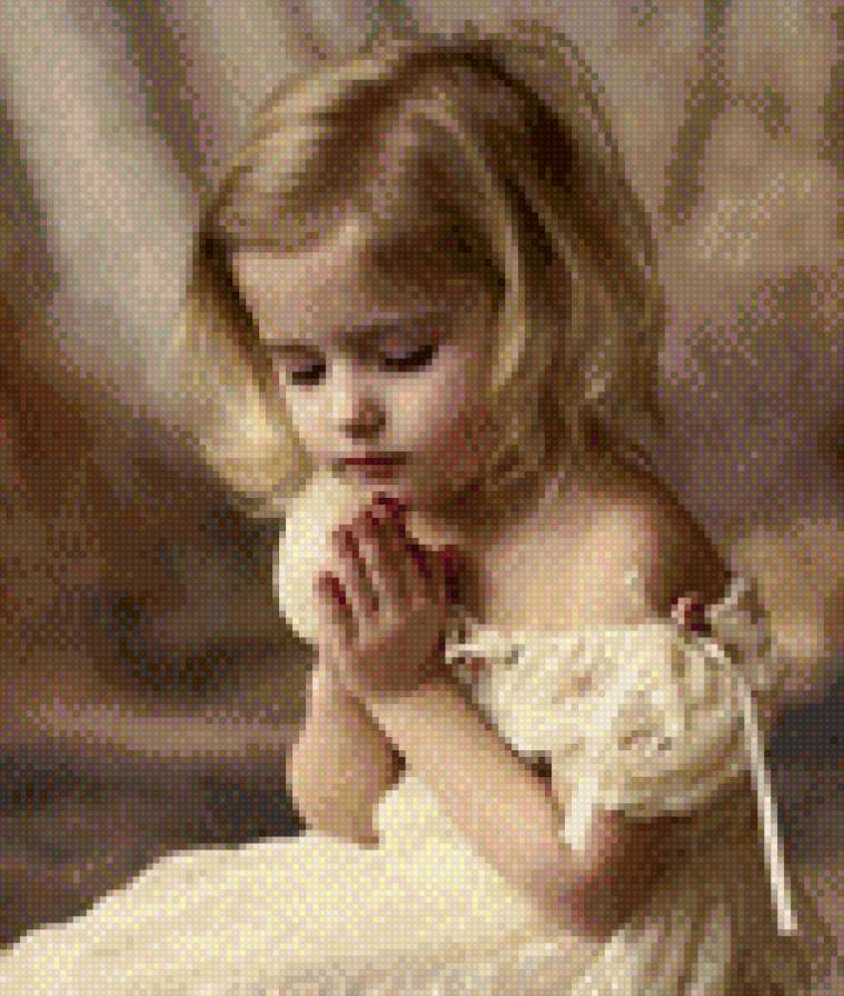 девочка - дети, девочка, молитва - предпросмотр