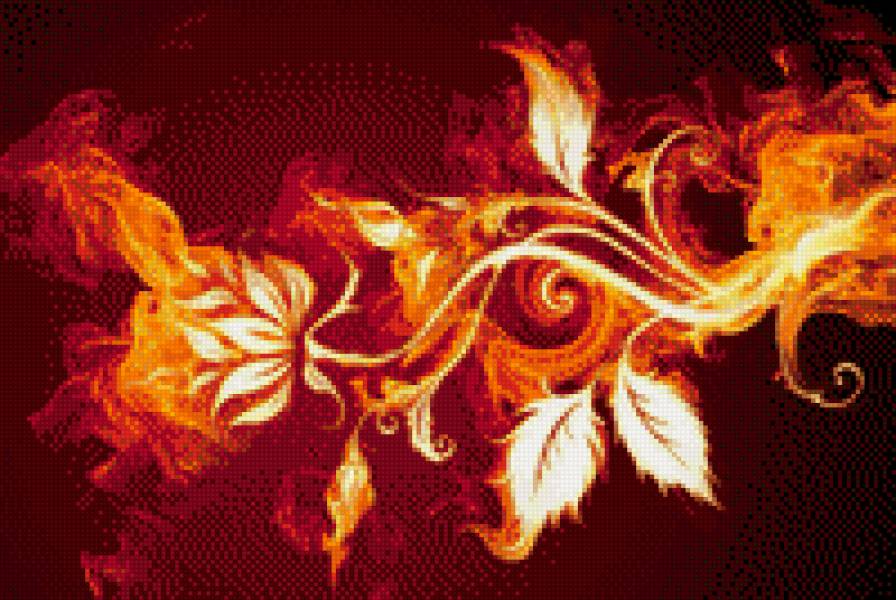 огненный цветок - огонь - предпросмотр