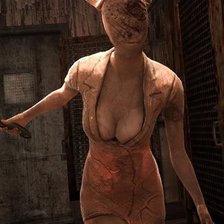 Оригинал схемы вышивки «медсестра из фильма Silent Hill» (№834731)