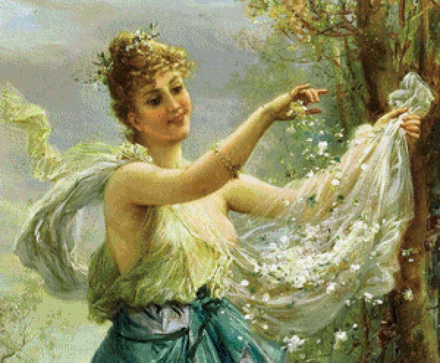 богиня - картина - предпросмотр