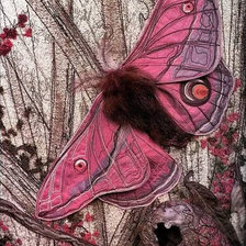 Схема вышивки «Annamieke Mein, текстильная бабочка»
