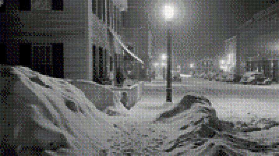 Вечерний город - предпросмотр