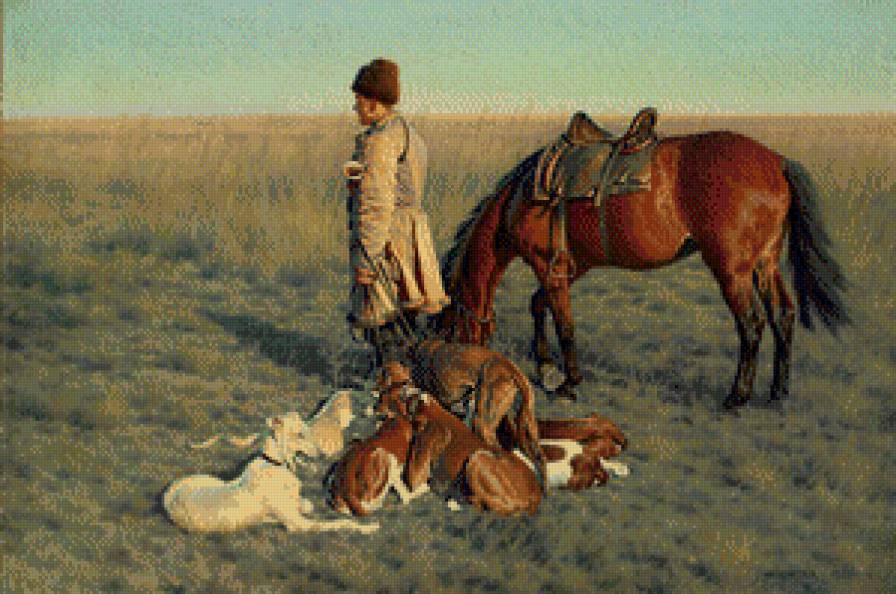 охота - люди жывотные - предпросмотр